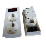 Germany Double Electric Power Sockets Power Outlet With Switch Control