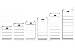 China Home Solar Storage Battery With BMS Protection Stackable Design supplier