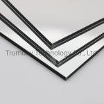 Wall Cladding Decorative Mirror Aluminum Composite Panel for sale