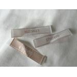 Eco - Friendly Cotton Woven Clothing Labels Tags For Clothes Embroidered for sale