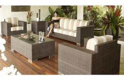 China 4pcs pool rattan furniture  supplier