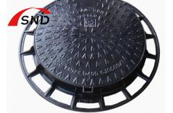 China Round D400 Anodic Oxidation Ductile Iron Manhole Cover Spray Paint supplier