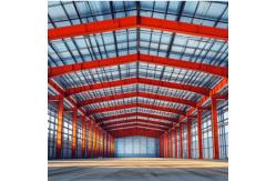 China Light Steel Structure Warehouse Construction , Prefabricated Warehouse Building Steel Structure supplier