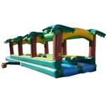 inflatable tropical slide ,jumping castles animal style inflatable slip slide for sale