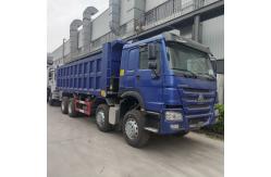 China SINOTRUK BLUE HOWO 400HP 8×4 TIPPER DUMP TRUCK LHD supplier