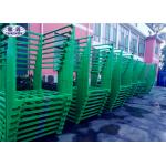 Green Steel Stacking Racks , Warehouse Plate Stacking Storage Racks For Tobacco for sale