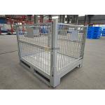 Steel Collapsible Pallet Cage With Padlock Locking System 50kg for sale