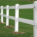 100% Virgin Pvc Welded Wire Mesh Fence Vinyl 3 Rail White For Ranch Livestock Farm Horse for sale