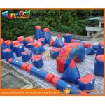 0.6MM PVC Tarpaulin Inflatable Paintball Arena For Bunker Red And Blue Paintball Bunker Field for sale