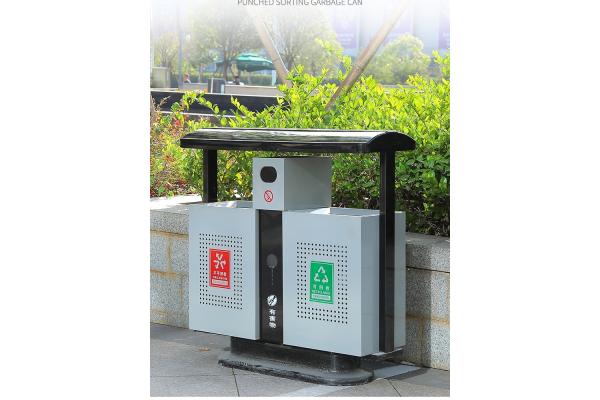 Rectangular Anti Aging 80L Metal Recycling Garbage Bins