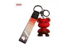 China 3d Character Keychain Custom Keychain With Metal Key Ring supplier