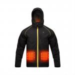 Windproof Electric Heated Jacket S-3XL Men Hooded Jacket for sale