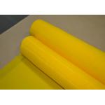 Yellow Color Nylon Screen Printing Mesh Roll For Electronic Components Printing for sale