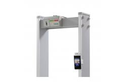 China Metal Walk Through Door Frame Body Temperature Measurement With Face Recognizion supplier