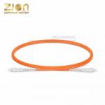 SC UPC To SC UPC Simplex OM1 Multimode Fiber Optic Cable Patch Cord FOPC for sale