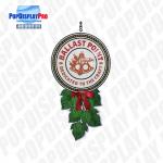 Double Sided Print 3D Red Ribbon Merchandising Shelf for sale