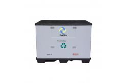 China Customized boxes smart foldable pallet box reusable Plastic Gaylord box supplier