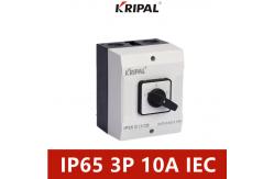 China 10A 3 Pole IP65 Waterproof Changeover Switch Surface installation supplier