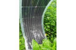 China Customized Waterproof PET Solar Panel Thin Film Flexible Transparent Solar Panel 10W- 80W supplier