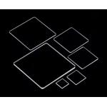 Square Clear High Quality Windows Plate Fused Custom-made Transparent Quartz Glass Plate