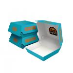 Custom Hamburger Boxes with Customized Design and Eco-Friendly Kraft Paper for sale
