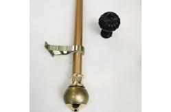 China Simple Classic 28mm 0.45mm Adjustable Drapery Rod supplier