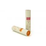 Cylinder White Paper Tube Packaging Pantone Color For Cosmetics for sale