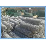Acid / Alkali Resistant Mild Steel Wire Chain Link Fence Rolls Galvanized 50x50mm for sale