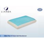 Memory Foam Cooling Gel Pillow , Home Textile Fashion Silicone Gel Pillow for sale