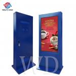 Single Sided Steady Outdoor LCD Display Kiosk 65 75 85 Multi Languange for sale