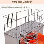 Orange and Pomegranate Automatic Commercial Fruit / Vegetable Juicer Machine 770mm Height