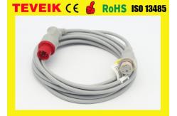 China Gray Round 6Pin Datascope IBP Adapter Cable with BD Transducer Adapter supplier