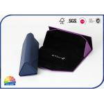 Triangular Collapsible Foldable Gift Box Pack Glasses Flocking Inside