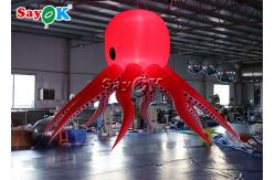 China Red 190T Nylon Octopus Tentacles 3m Inflatable Lighting Decoration supplier