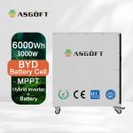 6KWH Lifepo4 off Grid Hybrid Inverter 3kw Solar Energy Storage System for sale