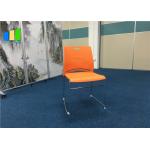 Polypropylene Plastic Office Visitor Chair Customized Stackable Training Chairs for sale