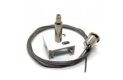 China XTSC Track Ceiling Light Suspension Kit Wire Cable Gripper With Aluminum Panel Clip supplier