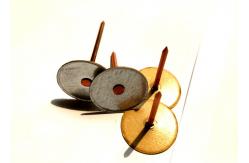 China Bevel Edge Cup Head Insulation Weld Pins With retaining washer supplier