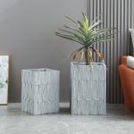 Stunning Garden With Our Durable Fiber Clay Planters  D440*390MM for sale