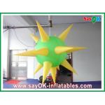 Air Blower Inflatable Lighting Decoration Modern Green and Yellow for sale