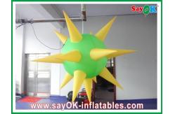 China Air Blower Inflatable Lighting Decoration Modern Green and Yellow supplier
