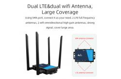 China 2.4GHz WiFi LTE Router 4 Detachable External Antennas With Sim Card Slot supplier