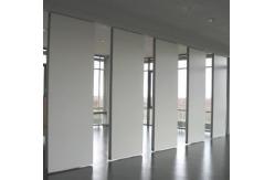 China Decorative Sliding Operable Wooden Partition Wall Sound Proofing MDF Board supplier