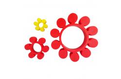 China MT Flexible Rotex Coupling Inserts Rubber Cushion Plum Blossom Pad supplier
