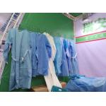 Disposable Non Woven Disposable Surgical Gown Reinforced With Hand Towels for sale