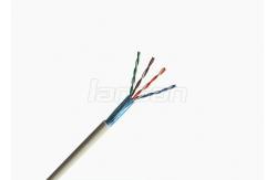 China Lansan LSZH  Gigabit Cat5e FTP Cable , 24AWG 0.5mm Solid BC Ethernet Lan Cable supplier