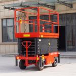 2m To 4m Mini Mobile Scissor Lift 300kg Portable Hydraulic Platform Lift for sale