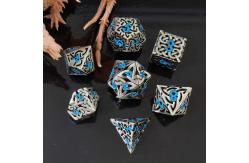 China Intertwined Hollow DND RPG Metal Dice Dragon And Underground City Board Game supplier