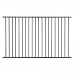 Metal Picket Ornamental Iron Wrought Fence Galvanized 8ft 7ft for sale