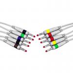 ISO 13485 Medical Cable Manufacturer Custom Round&Parallel Spring Coiled cable for sale